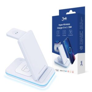 Dock station 3MK  Accessories Hyper Wireless Charger 3w1 15W White