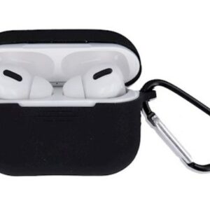 Headphone case iLike Apple Airpods 3 with hook Case Black
