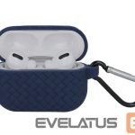 Dėklai ausinėms iLike Apple Airpods 3 with hook Cas Navy Blue