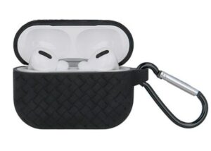 Headphone case iLike Apple Airpods 3 Braid case Black
