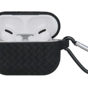 Headphone case iLike Apple Airpods 3 Braid case Black