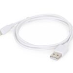 Kabelis Cablexpert  8-pin sync and charging cable, white, 1 m 