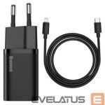 Adaptrid Baseus  MOBILE CHARGER WALL 20W/BLACK TZCCSUP-B01 Black