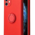 Aizmugurējais vāciņš iLike Apple iPhone 11 SILICONE RING Red