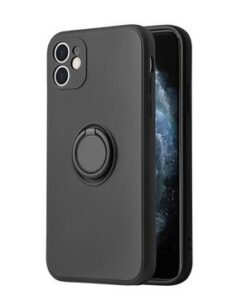 Aizmugurējais vāciņš iLike Apple iPhone 14 Pro SILICONE RING Black