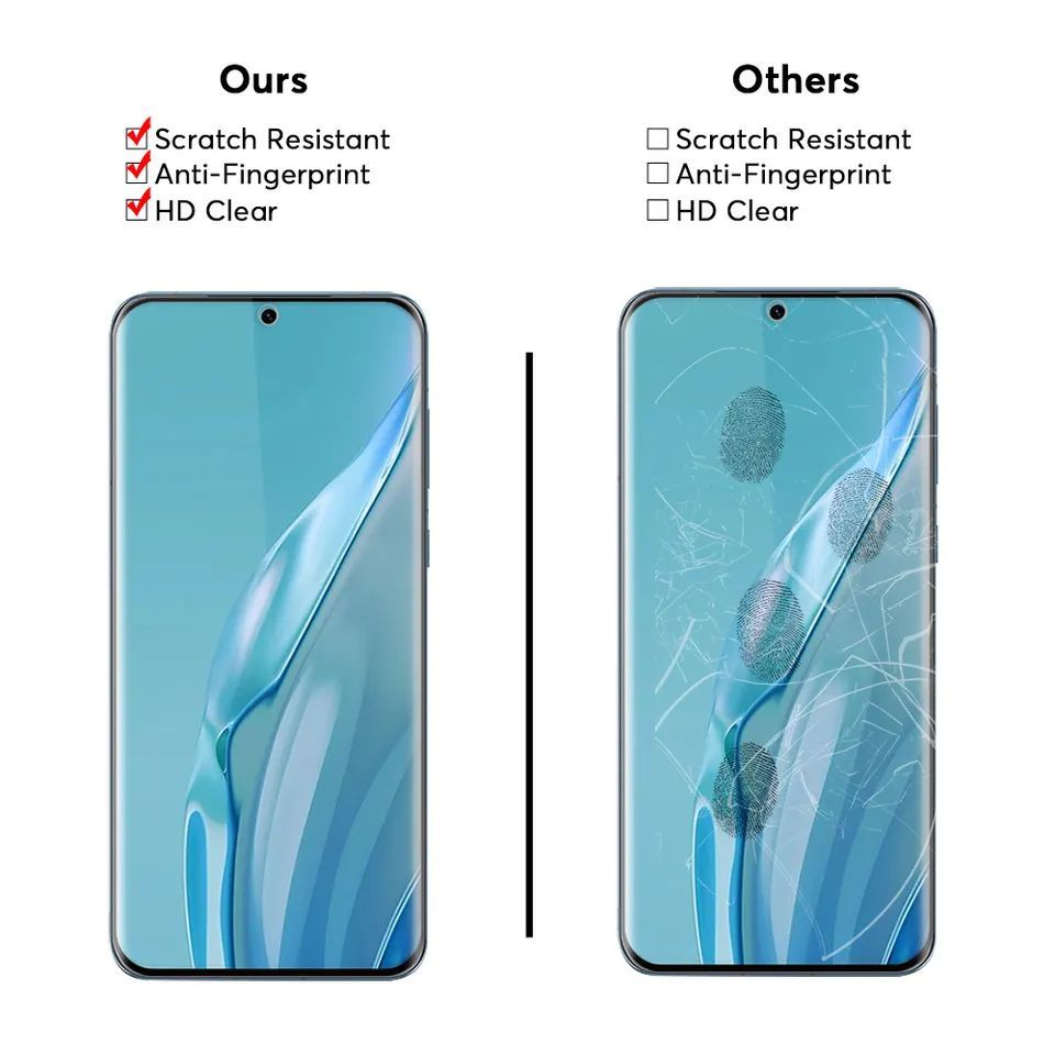 Aizsargstikls Evelatus Huawei P60 2.5D Full Cover Japan Glue Glass Anti-Static