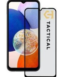 Aizsargstikls Tactical Samsung Galaxy A14 / A14 5G Glass 2.5D Full Glue Black