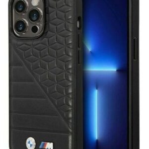 Aizmugurējais vāciņš BMW Apple iPhone 14 Pro 6.1 Bi Pattern Black