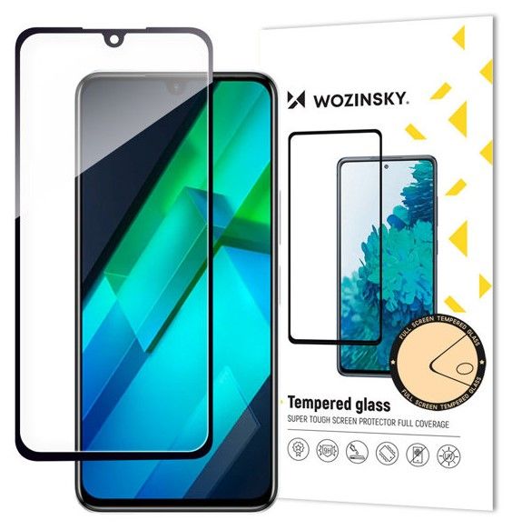 Aizsargstikls Wozinsky - Infinix Note 12 G96 Full Screen Protector Full Glue Tempered Glass Black