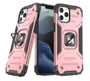Nugarėlės dėklai Wozinsky Apple iPhone 13 Pro Max Ring Armor Case Kickstand Tough Rugged Pink