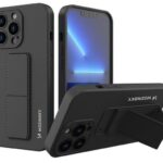 Чехол на заднюю панель Wozinsky Apple iPhone 13 Kickstand Case silicone case with stand Black