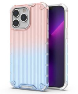Aizmugurējais vāciņš iLike Apple iPhone 14 Pro Max pink and blue armored case Protect Case