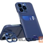 Чехол на заднюю панель iLike Apple iPhone 14 Pro Leather Stand Case card wallet with stand Blue