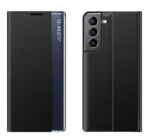 Atveramie maciņi iLike Samsung Galaxy A54 5G cover with flip stand Black