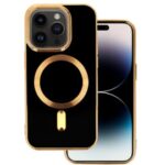 Back panel cover iLike Apple IPHONE 14 PRO MAX BEAUTY MAGSAFE CASE Black