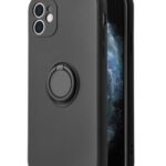 Nugarėlės dėklai iLike Apple IPHONE 13 PRO SILICONE RING Black