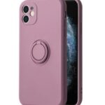 Back panel cover iLike Apple IPHONE 14 PRO SILICONE RING Purple