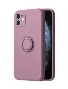 Back panel cover iLike Apple IPHONE 14 PRO MAX SILICONE RING Purple