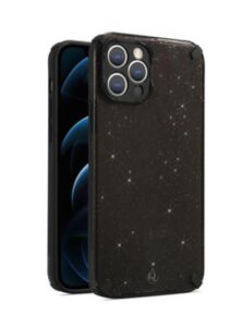 Aizmugurējais vāciņš iLike Apple IPHONE 12 PRO ARMOR GLITTER CASE Black