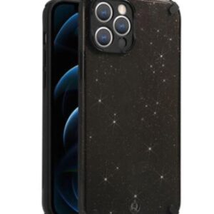 Aizmugurējais vāciņš iLike Apple IPHONE 12 PRO ARMOR GLITTER CASE Black
