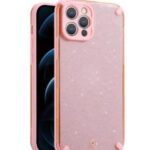 Чехол на заднюю панель iLike Apple IPHONE 12 PRO MAX ARMOR GLITTER CASE Pink