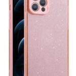 Aizmugurējais vāciņš iLike Apple IPHONE 12 PRO ARMOR GLITTER CASE Pink