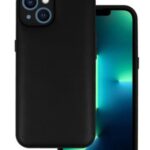 Nugarėlės dėklai iLike Apple IPHONE 14 LEATHER 3D CASE Black