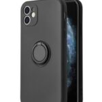 Tagakaaned iLike Apple IPHONE 12 PRO SILICONE RING Black