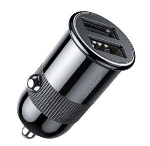 Auto charger Joyroom  3,1 A dual port smart car charger (C-A06) Black