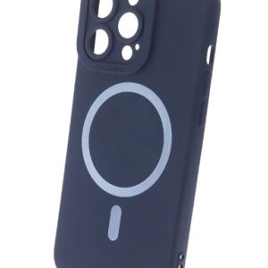 Back panel cover iLike Apple Silicon Magsafe case for iPhone 14 Pro 6,1 Blue