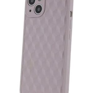 Back panel cover iLike Apple 3D Cube case for iPhone 14 Pro 6,1 Coffee