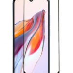 Apsauginiai stiklai iLike - Tempered glass 6D for Xiaomi Redmi 10C / 12C / Poco C40 black frame