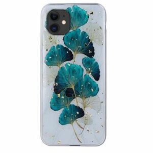 Back panel cover iLike Apple Gold Glam case for iPhone 11 leaves