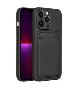 Aizmugurējais vāciņš iLike Apple Card Cover case for iPhone 14 6,1 Black