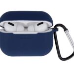 Headphone case iLike Apple Case for Airpods Pro 2 dark blue with hook