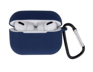 Korpus kõrvaklappidele iLike Apple Case for Airpods Pro 2 dark blue with hook