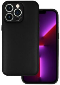 Tagakaaned iLike Samsung GALAXY A14 4G LEATHER 3D CASE Black