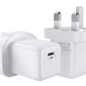 Adapter Joyroom  Fast USB Type C Wall Charger 25W 3A UK Plug White