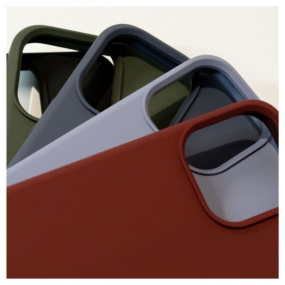 Aizmugurējais vāciņš Evelatus Apple iPhone 15 Premium Soft Touch Silicone Case Black