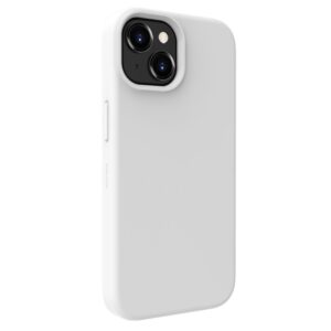 Aizmugurējais vāciņš Evelatus Apple iPhone 15 Premium Soft Touch Silicone Case White