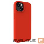 Back panel cover Evelatus Apple iPhone 15 Premium Soft Touch Silicone Case Red