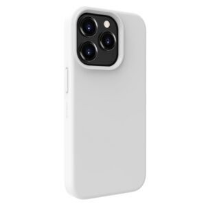 Aizmugurējais vāciņš Evelatus Apple iPhone 15 Pro Premium Soft Touch Silicone Case White