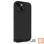 Nugarėlės dėklai Evelatus Apple iPhone 15 Premium Magsafe Soft Touch Silicone Case Black