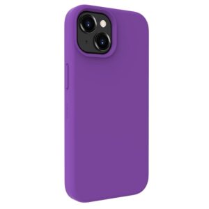 Aizmugurējais vāciņš Evelatus Apple iPhone 15 Premium Magsafe Soft Touch Silicone Case Deep Purple