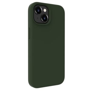Tagakaaned Evelatus Apple iPhone 15 Premium Magsafe Soft Touch Silicone Case Dark Olive