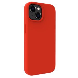 Aizmugurējais vāciņš Evelatus Apple iPhone 15 Premium Magsafe Soft Touch Silicone Case Red