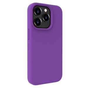 Aizmugurējais vāciņš Evelatus Apple iPhone 15 Pro Premium Magsafe Soft Touch Silicone Case Deep Purple