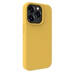 Aizmugurējais vāciņš Evelatus Apple iPhone 15 Pro Premium Magsafe Soft Touch Silicone Case Gold