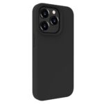 Aizmugurējais vāciņš Evelatus Apple iPhone 15 Pro Max Premium Magsafe Soft Touch Silicone Case Black