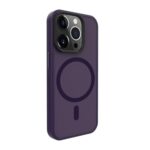 Nugarėlės dėklai Evelatus Apple iPhone 15 Pro Hybird Case With Magsafe PC+TPU Deep Purple